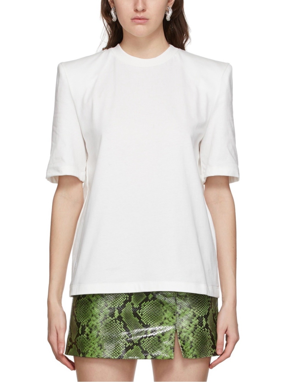 The Attico Shoulder Pad T-Shirt